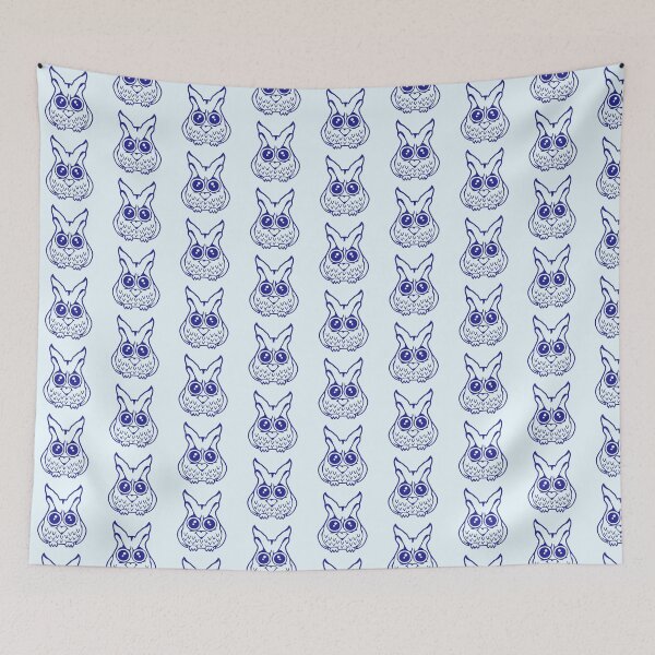 Item preview, Owl bird looks scary big horror eyes halloween fun designed and sold by shirt-o-mat.