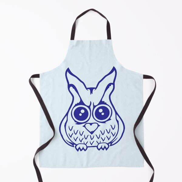 Item preview, Owl bird looks scary big horror eyes halloween fun designed and sold by shirt-o-mat.