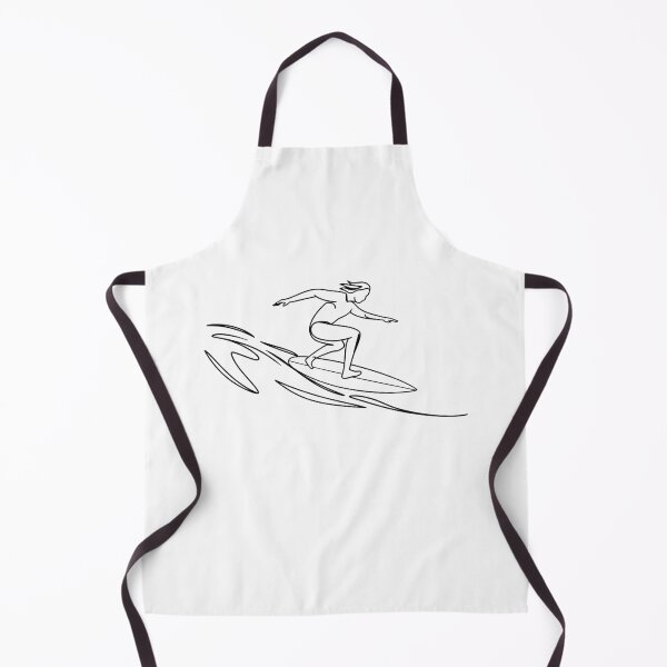 Item preview, Trendy Line art surfer Beach Summer Vacation Surfer ,Surfboard Surfing designed and sold by SOUFIANE1991.