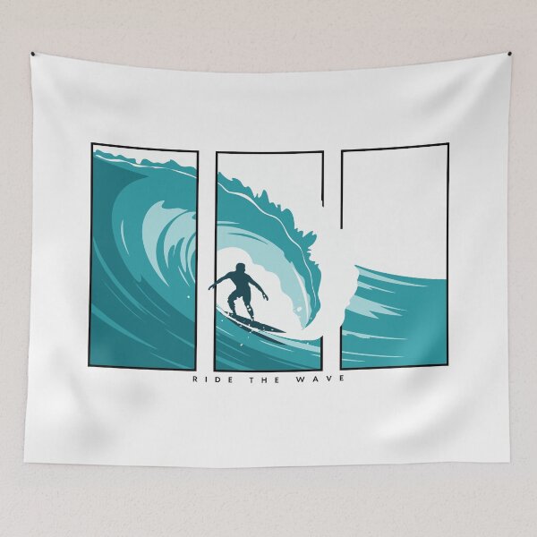Item preview, Ride the Wave designed and sold by PixelPack Design.