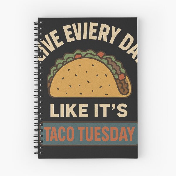 Aperçu de l'œuvre Vivez chaque jour comme si c'était le mardi taco créée et vendue par JaRkowsky.