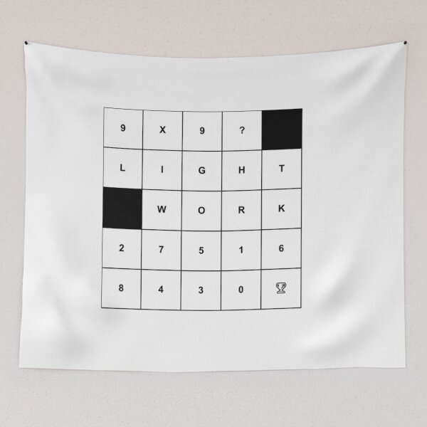 Item preview, 9x9 Grid — Light Work designed and sold by ariksworld.