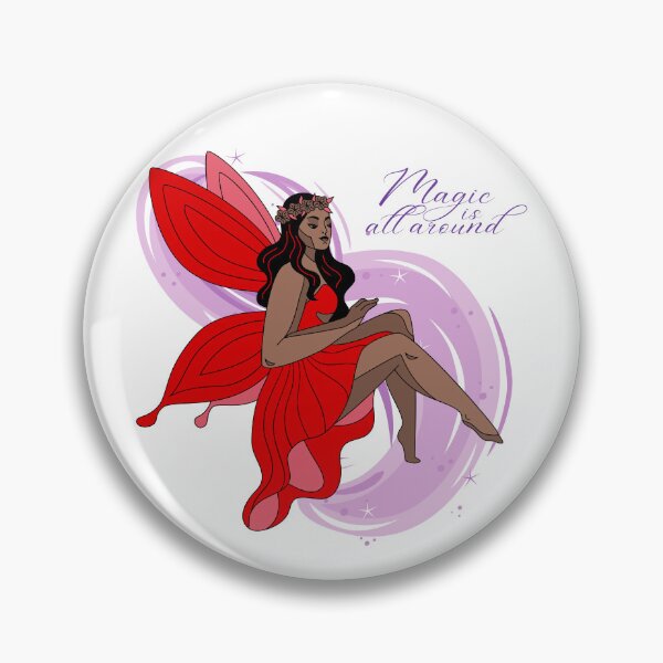 Item preview, Red Fairy | Magic is All Around designed and sold by moonrunesshop.