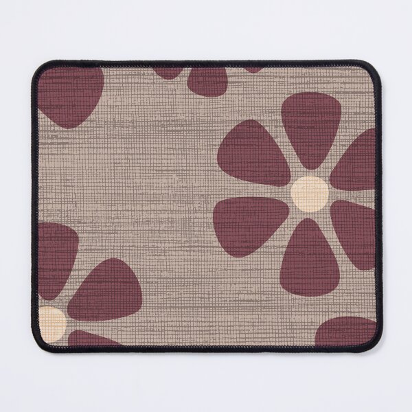 Artikelvorschau, Beautiful flowers on linen-like texture background entworfen und verkauft von SylvieVibes.