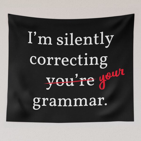 Item preview, Silently Correcting Your Grammar I designed and sold by Lemon Pepper.