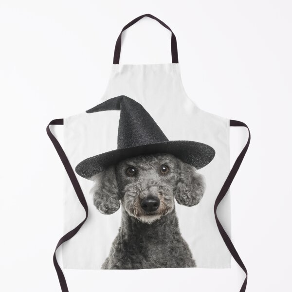 Item preview, Bedlington Terrier Dog Wearing Halloween Witch Hat designed and sold by LazyOwlStore.