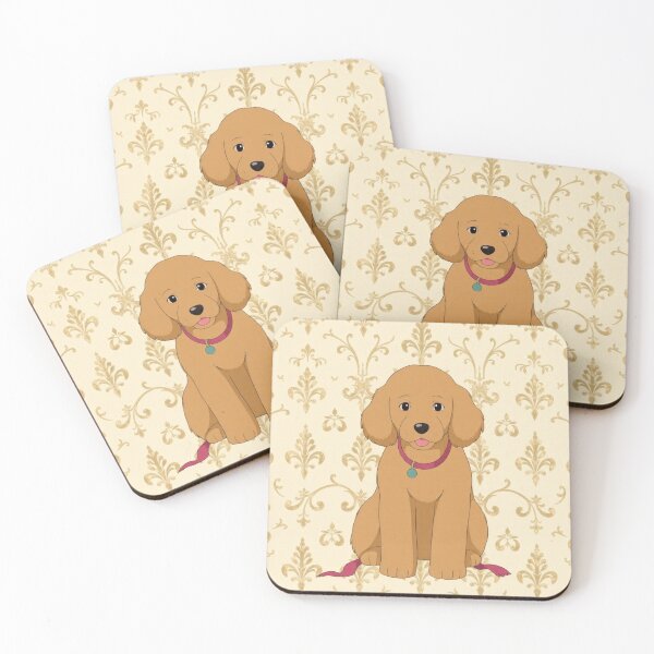 Item preview, Golden Doodle & Damask Ghilbi Style  designed and sold by DesignsByPrnces.