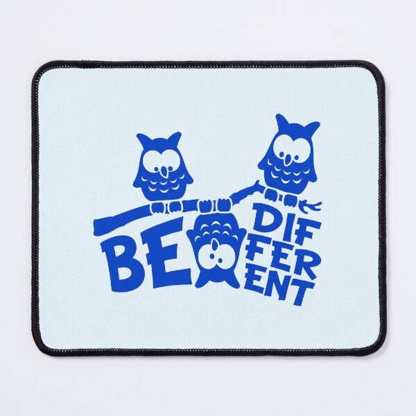 Item preview, 3 owls Be Different saying crazy funny branch team designed and sold by shirt-o-mat.