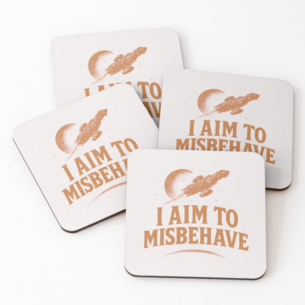 Item preview, I aim to misbehave designed and sold by InkStars.