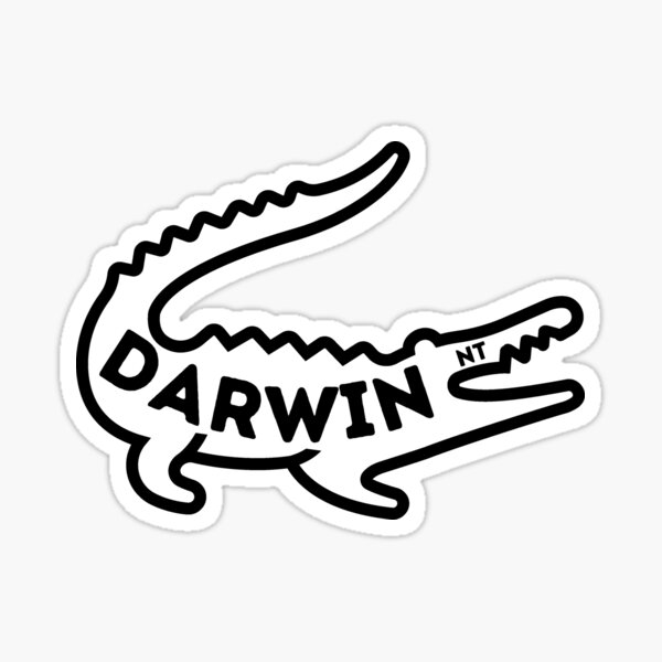 Vista previa del artículo con la obra «Darwin 10», diseñado y vendido por Top End Stickers.