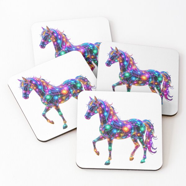 Item preview, Colorful Glowing Horse designed and sold by GloriousArtSKD.