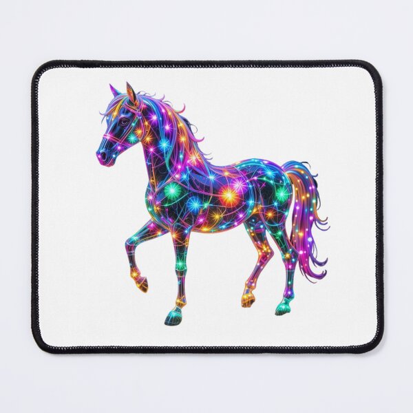 Item preview, Colorful Glowing Horse designed and sold by GloriousArtSKD.