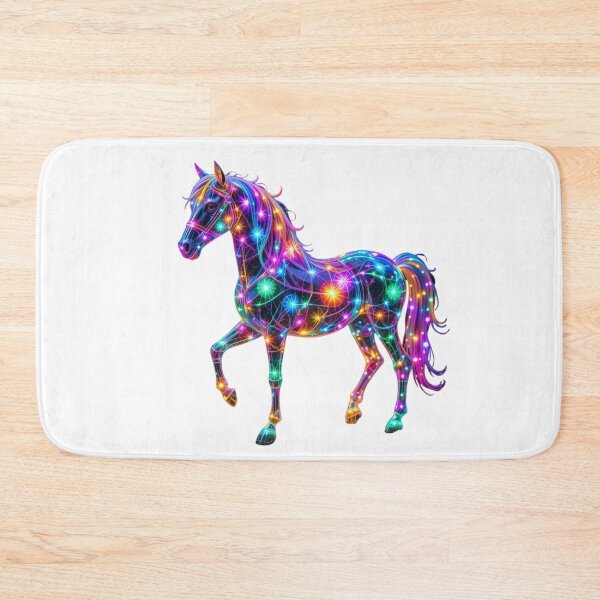 Item preview, Colorful Glowing Horse designed and sold by GloriousArtSKD.