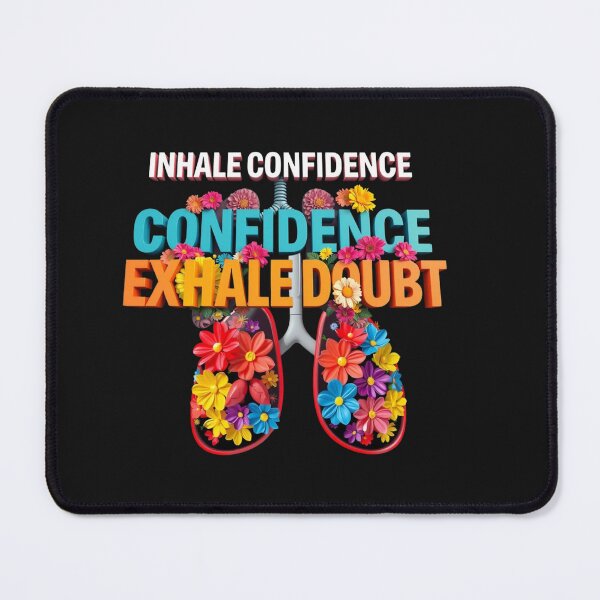 Item preview, INHALE CONFIDENCE, EXHALE DOUBT – Motivational T-Shirt for Everyday Inspiration. designed and sold by Mikel-empire.