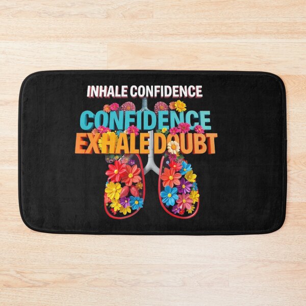 Item preview, INHALE CONFIDENCE, EXHALE DOUBT – Motivational T-Shirt for Everyday Inspiration. designed and sold by Mikel-empire.