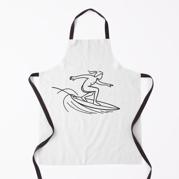 Item preview, Trendy Line art surfer Beach Summer Vacation Surfer ,Surfboard Surfing designed and sold by SOUFIANE1991.
