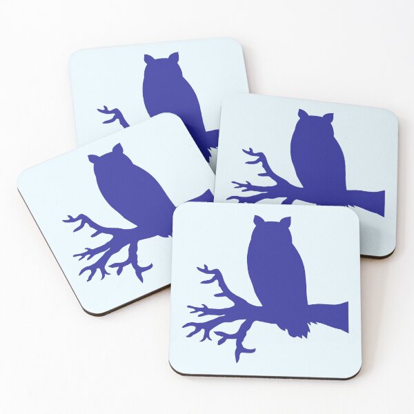 Item preview, Owl branch tree forest night silhouette sitting designed and sold by shirt-o-mat.