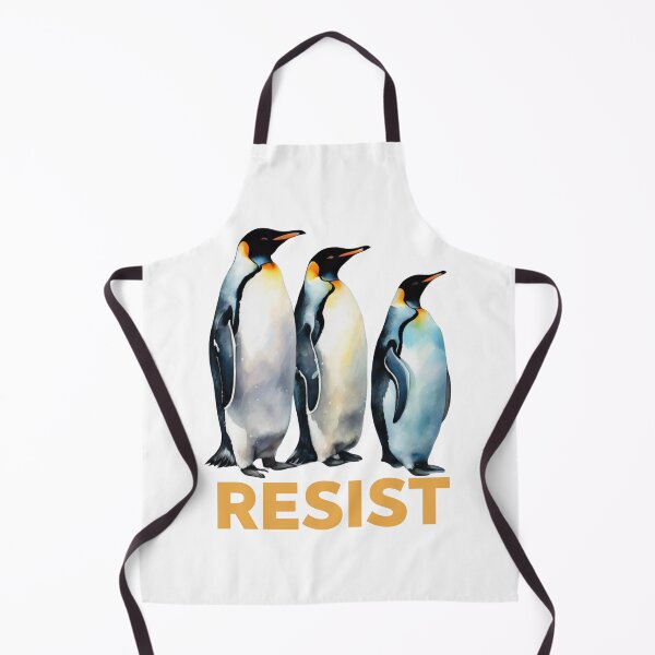 Item preview, Penguin Resistance Protest Penguin  - I Stand With The Penguins designed and sold by FurrFunPrints.