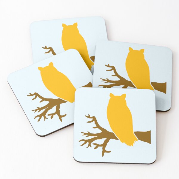 Item preview, Owl branch tree forest night silhouette sitting designed and sold by shirt-o-mat.