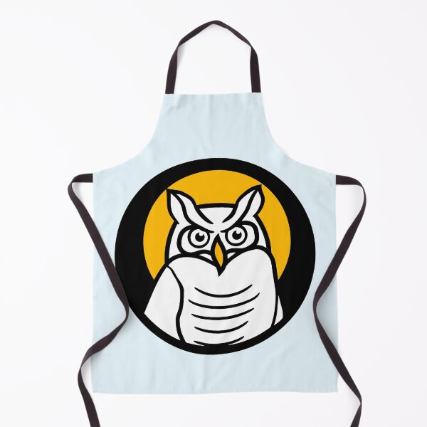 Item preview, Owl bird sun moon night full moon round logo cute designed and sold by shirt-o-mat.
