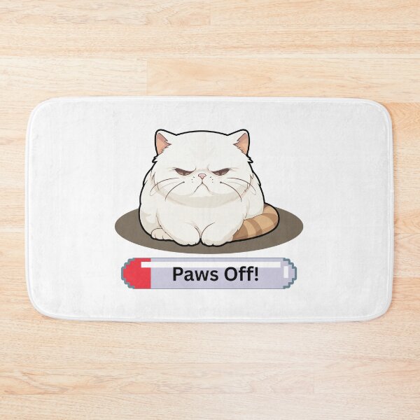 Item preview, Minimal Cat – Paws Off! designed and sold by tnwbank.