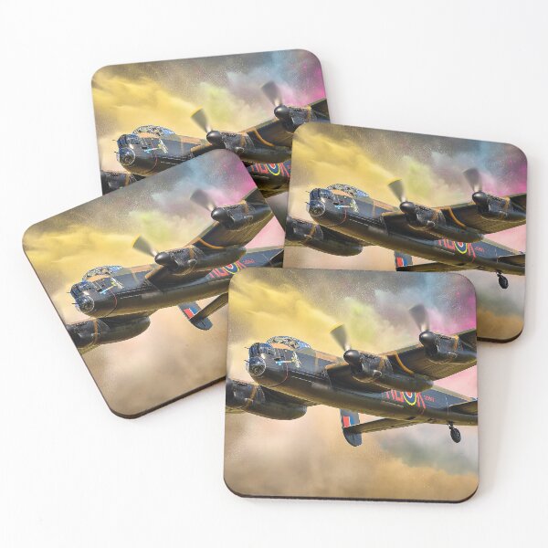 Item preview, Lancaster Bomber Watercolour Splash designed and sold by Skyframe Aviation.
