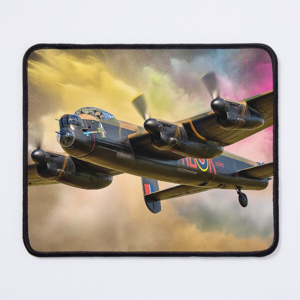Item preview, Lancaster Bomber Watercolour Splash designed and sold by Skyframe Aviation.