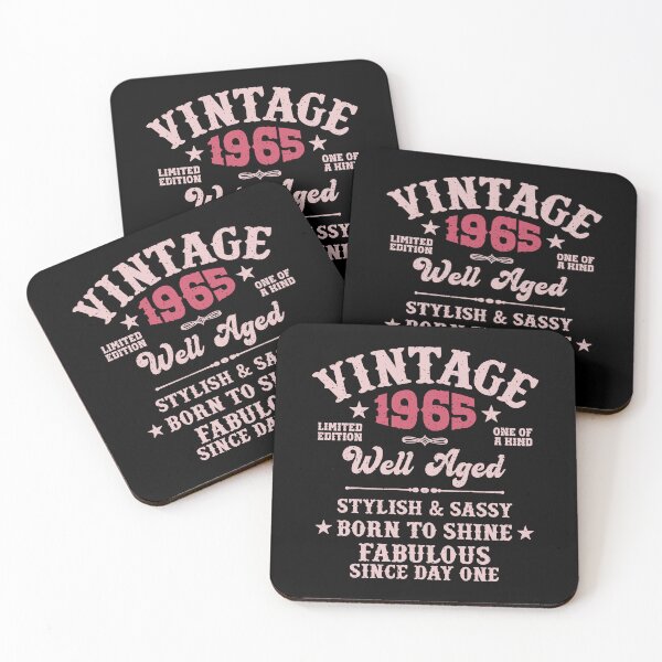 Item preview, 60th Birthday Vintage 1965 Well Aged 60 Years For Her designed and sold by eclecTEEq.