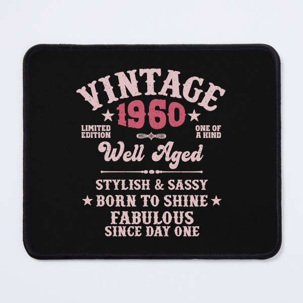 Item preview, 65th Birthday Vintage 1960 Well Aged 65 Years For Her designed and sold by eclecTEEq.
