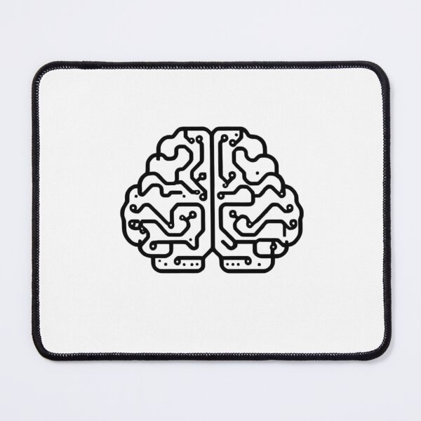 Item preview, Technological Brain – Circuits and Future in a Minimalist Design designed and sold by StormArte.