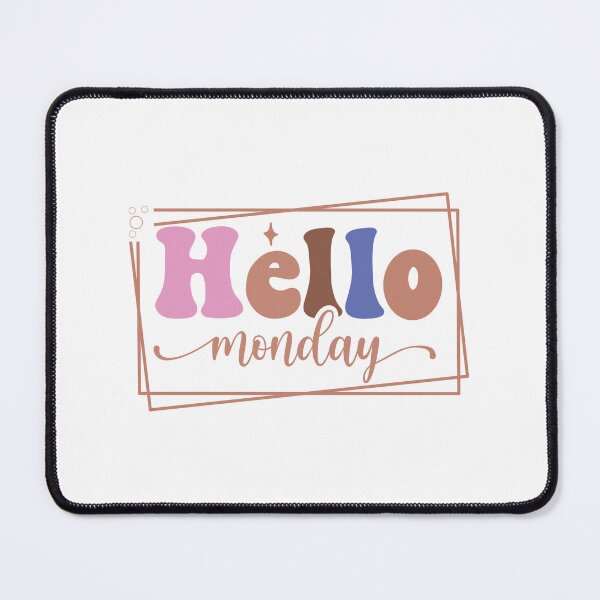 Item preview, Hello Monday Retro Typography designed and sold by Art-shia.