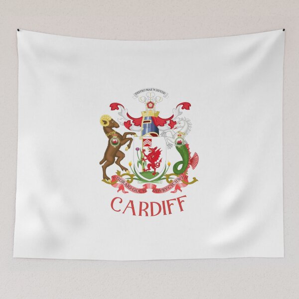 Item preview, Coat of Arms Cardiff, Wales designed and sold by jeshands.