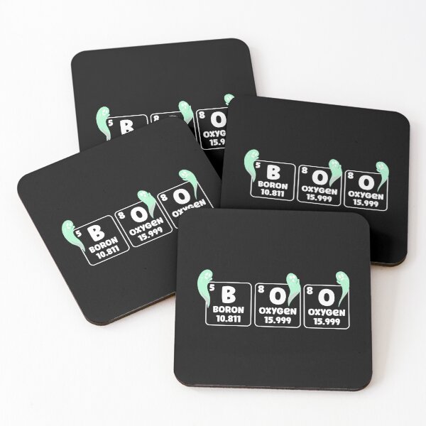 Item preview, BOO – Funny Periodic Table Chemistry Halloween Pun Gift designed and sold by StemMerch247.