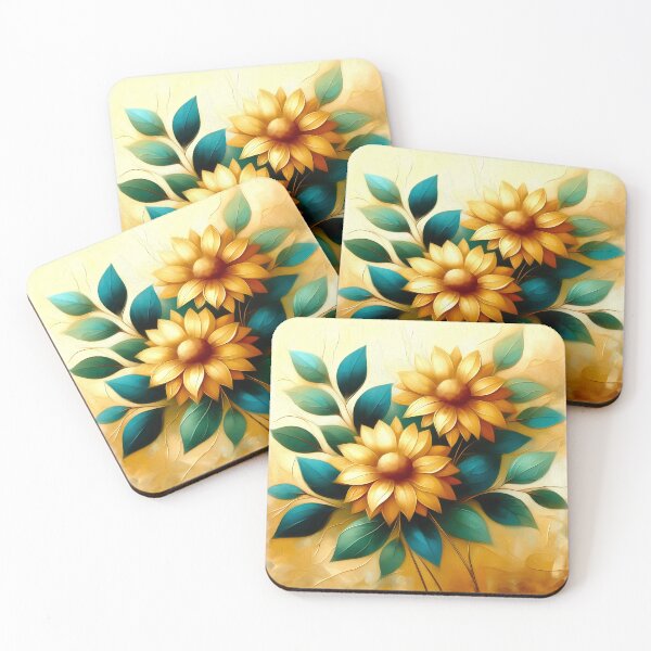 Artikelvorschau, Goldene Blume V2 entworfen und verkauft von Anas Arts.