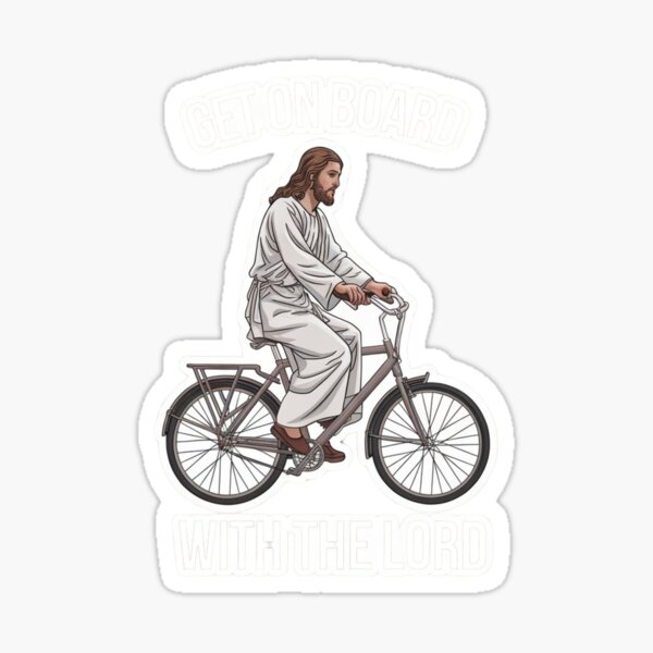 Cycling with the Great ONE. Sticker