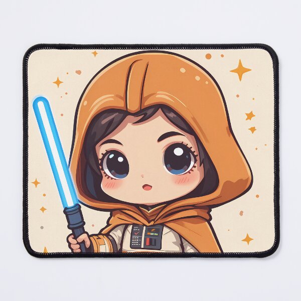 Item preview, Maria Cartoon Star Wars Fun Illustration Merch Vibes designed and sold by ART ATTACK ZONE.