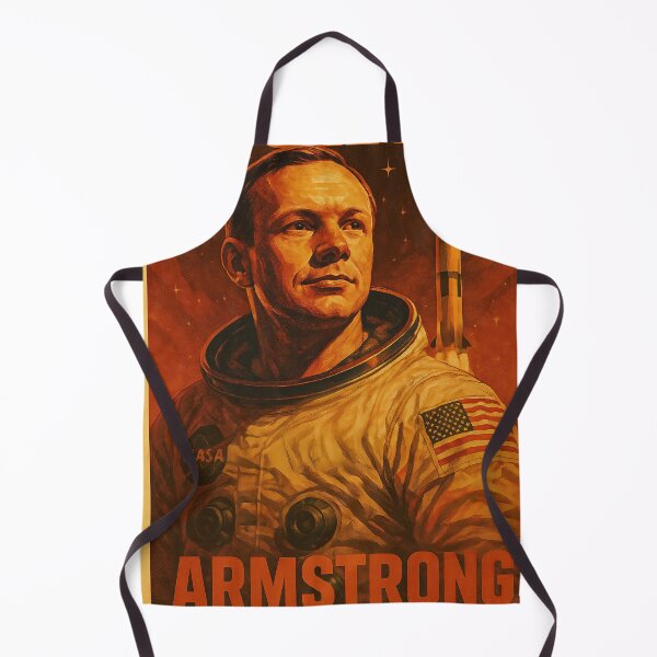 Item preview, Apollo 11 Neil Armstrong Vintage Space Poster - Retro NASA Art Print for Space Enthusiasts designed and sold by Very Peculiar.