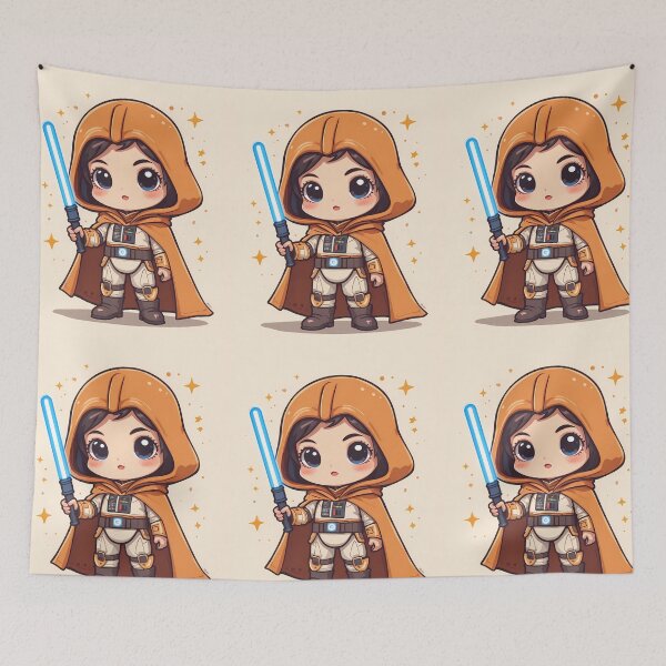 Item preview, Maria Cartoon Star Wars Fun Illustration Merch Vibes designed and sold by ART ATTACK ZONE.