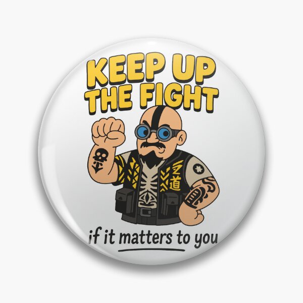 Item preview, Keep Up The Fight - Miro Motivation designed and sold by zzz888.