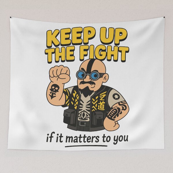 Item preview, Keep Up The Fight - Miro Motivation designed and sold by zzz888.