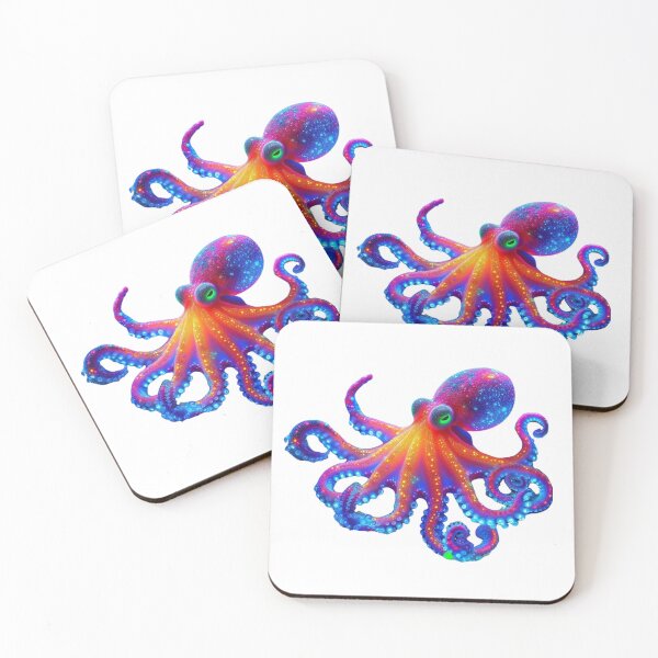 Item preview, Glowing Octopus designed and sold by GloriousArtSKD.