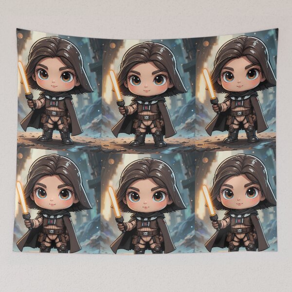 Item preview, Juan Cartoon Star Wars Fun Illustration Merch Vibes designed and sold by ART ATTACK ZONE.