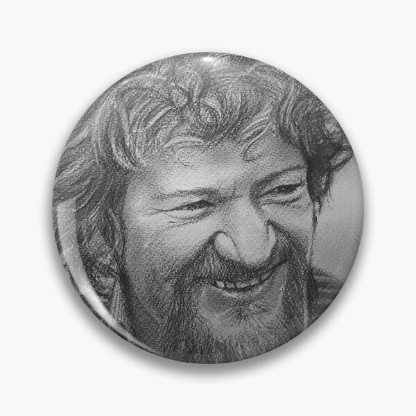 Item preview, Luke Kelly Pencil Portrait – Hand-Drawn The Dubliners Folk Music Legend Sketch Art Print designed and sold by ConorKeeganArt.