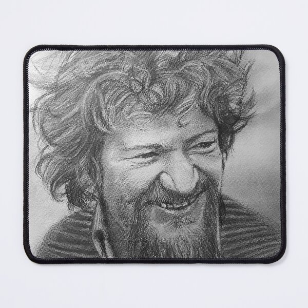 Item preview, Luke Kelly Pencil Portrait – Hand-Drawn The Dubliners Folk Music Legend Sketch Art Print designed and sold by ConorKeeganArt.