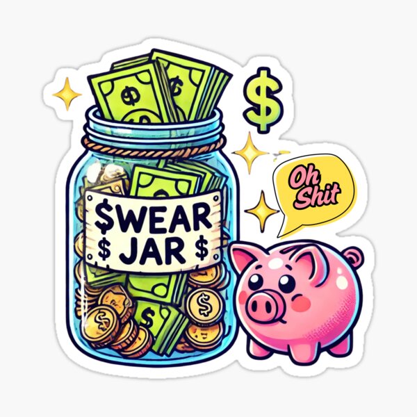 Aperçu de l'œuvre Pot à jurons Piggy Panic créée et vendue par Willyboy16.