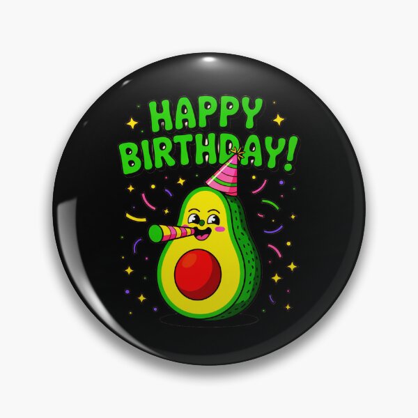 Item preview, Happy Birthday Party Avocado designed and sold by SteezeeStore.