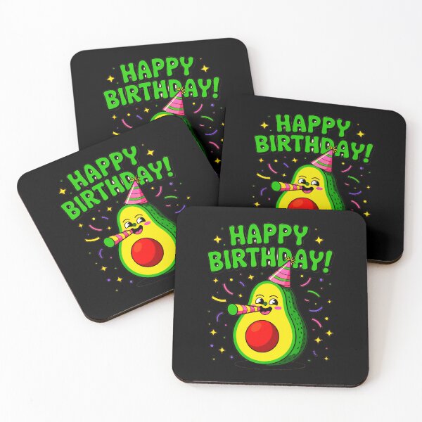 Item preview, Happy Birthday Party Avocado designed and sold by SteezeeStore.