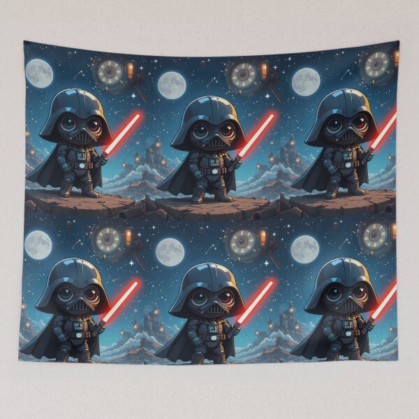 Item preview, Child Darth Vader Star Wars Illustration Merch Vibes designed and sold by ART ATTACK ZONE.