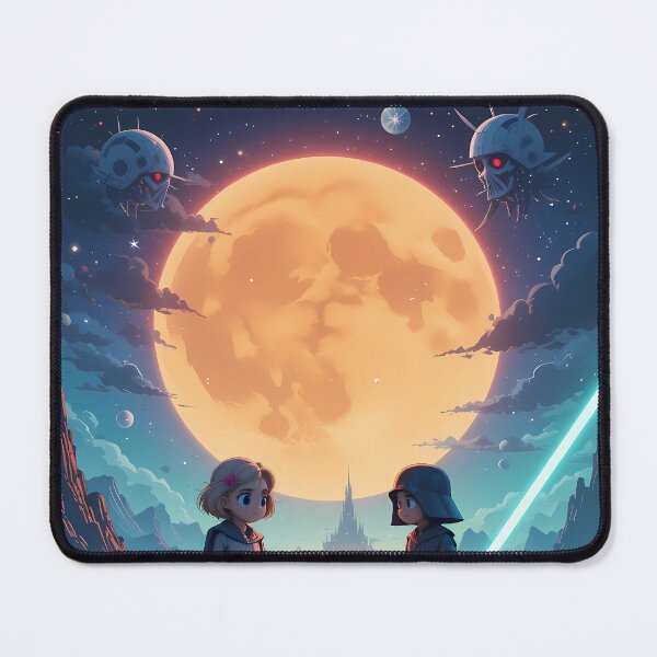 Item preview, Cute Cartoon Star Wars Boy Girl Merch Vibes designed and sold by ART ATTACK ZONE.