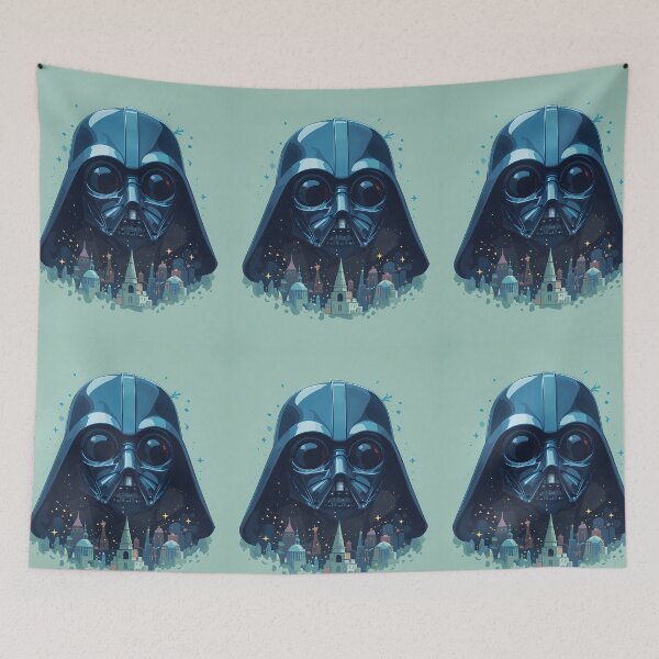Item preview, Background Wallpaper Darth Vader Star Wars City Planet designed and sold by ART ATTACK ZONE.